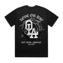 Load image into Gallery viewer, OLA BLACK ROSE HEAVYWEIGHT T
