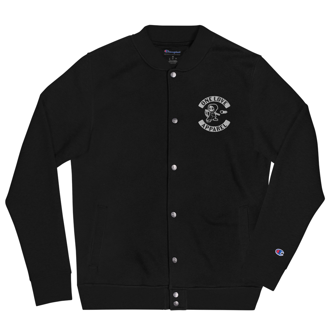 LOVE REAPER PATCH EMBROIDERED CHAMPION BOMBER