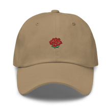 Load image into Gallery viewer, EMBROIDERED ROSE DAD HAT
