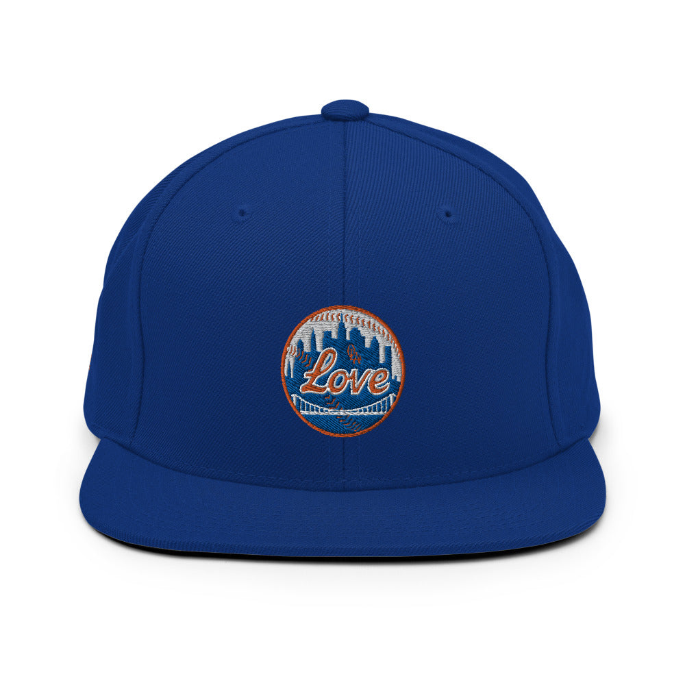 LOVE METS SNAPBACK