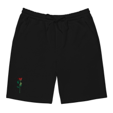 Load image into Gallery viewer, EMBROIDERED ROSE SWEAT SHORTS
