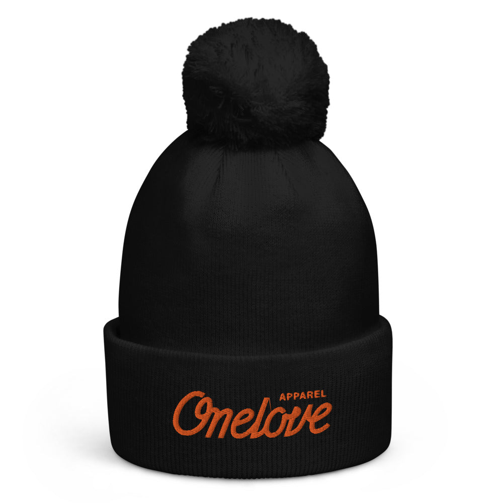 OG LOGO POMPOM BEANIE