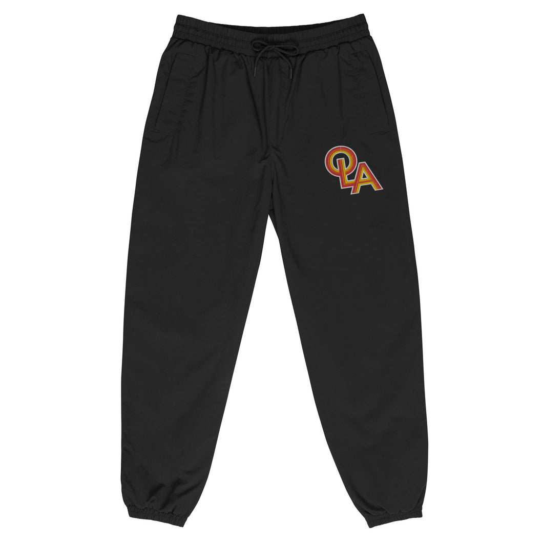 OLA SUNBURST EMROIDERED RECYCLED TRACKSUIT PANTS